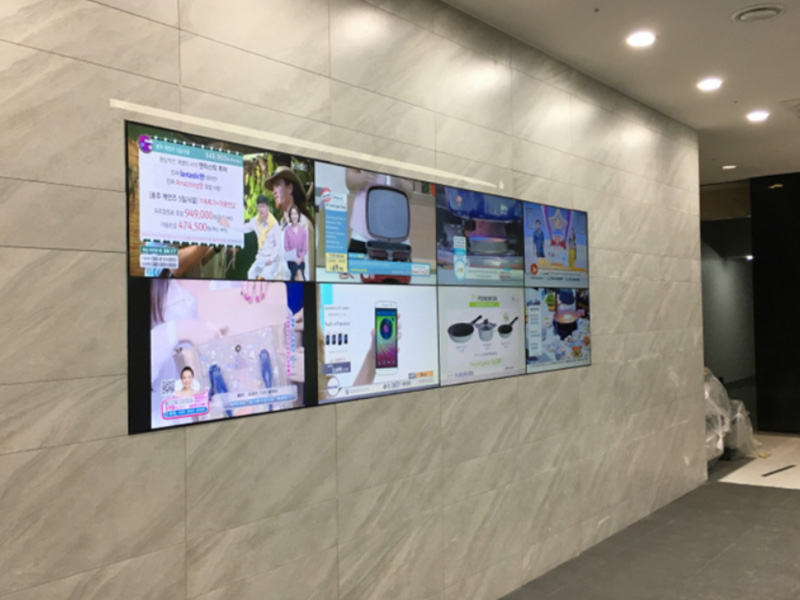 CH오쇼핑 멀티비전구축 미디어시티 시공사례